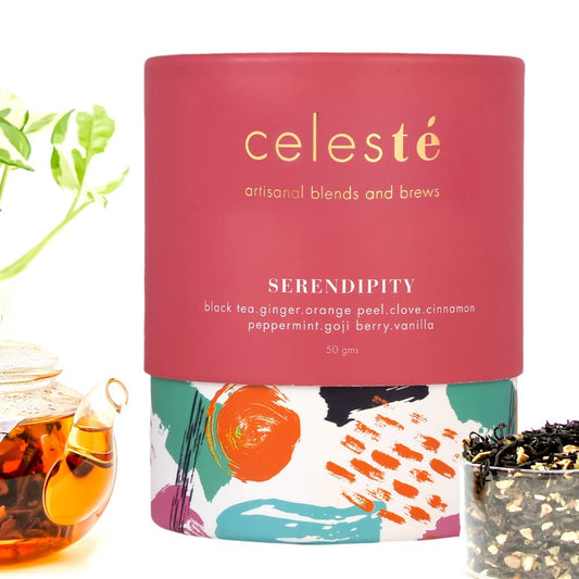 Celeste Black tea leaves serendipity