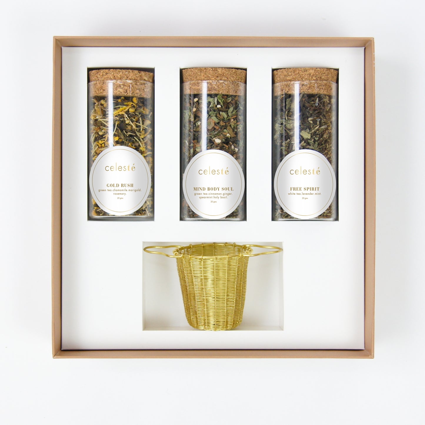 tea loose leaf gift box serenity by celeste