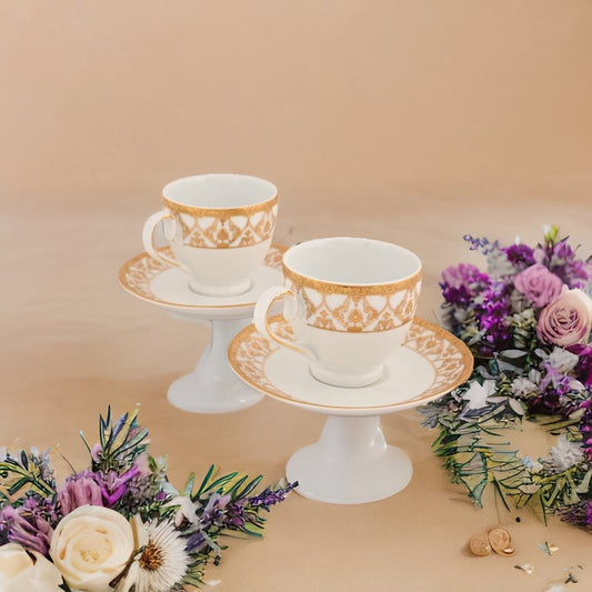 Cup and saucer gift set