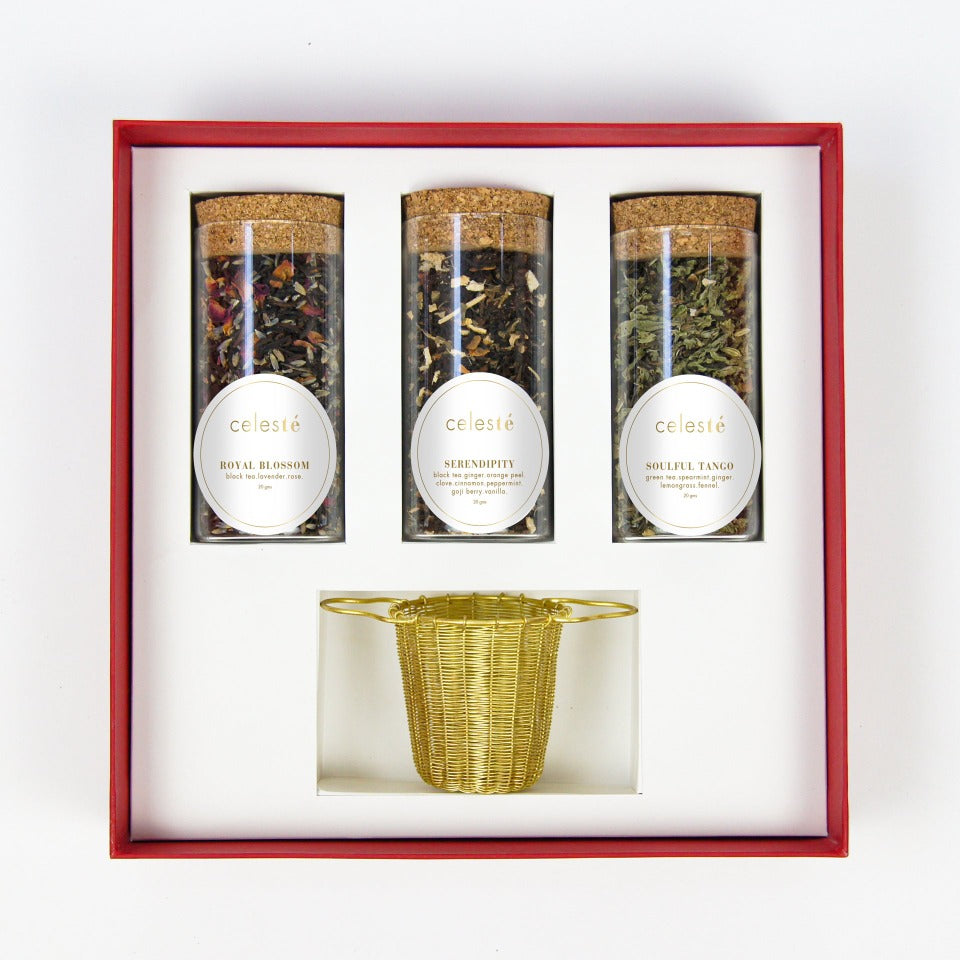 chai lover gift box by celeste